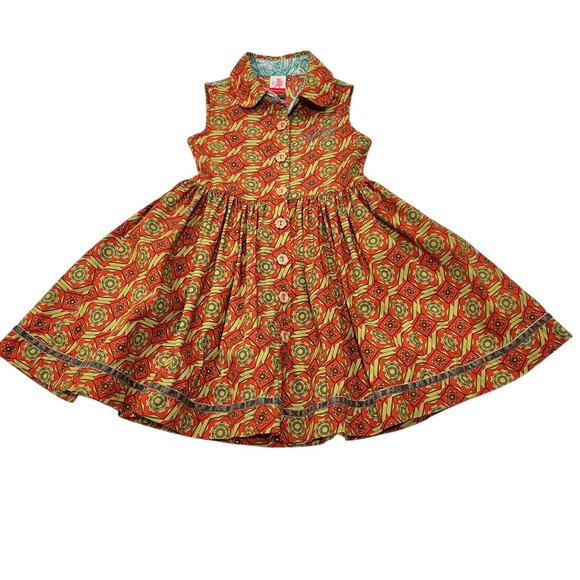 Matilda Jane Serendipity 'Laverne' Girls Dress, Mixed Prints, 4 - Picture 8 of 8